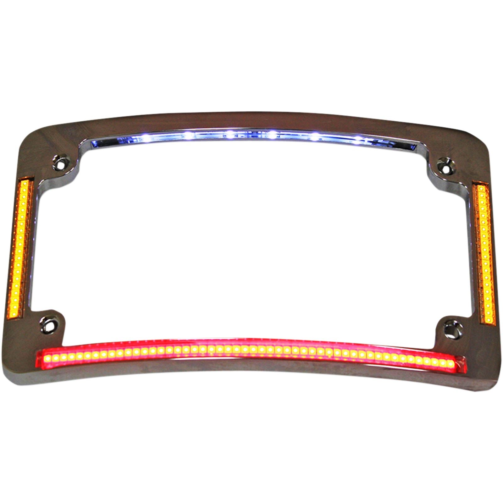 Custom Dynamics License Plate Frame - Radius - Chrome TF05-C_367570
