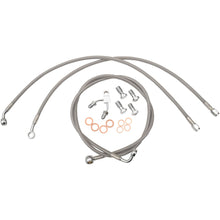 LA Choppers Stainless Steel Brake Lines - FXSB ABS [MPN: LA-8122B13]_416738