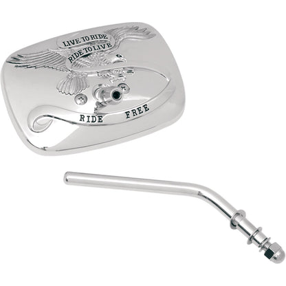 Emgo Live to Ride Mirror - Chrome - Right 20-31701A_381836