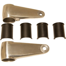 Emgo Headlamp Mounting Brackets - Polished 66-35830_381737