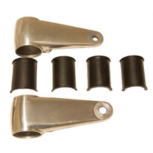 Emgo Headlamp Mounting Brackets - Polished 66-35830_598492