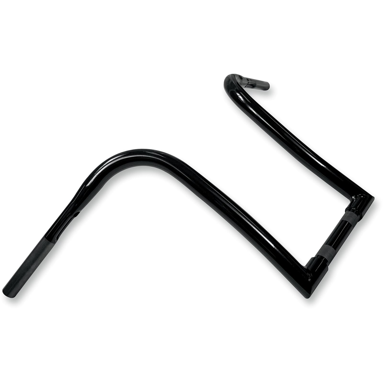 LA Choppers Black 1-1/4" Ape Hanger Handlebar with  14" Rise [MPN: LA-7341-14B]_414293
