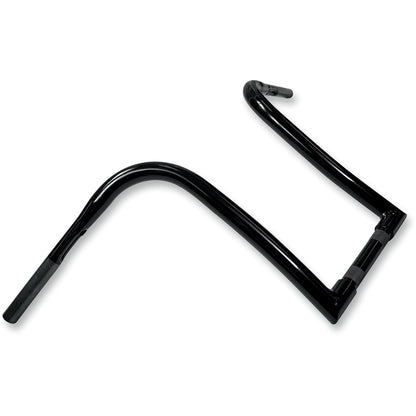 LA Choppers Black 1-1/4" Ape Hanger Handlebar with  14" Rise [MPN: LA-7341-14B]_414293