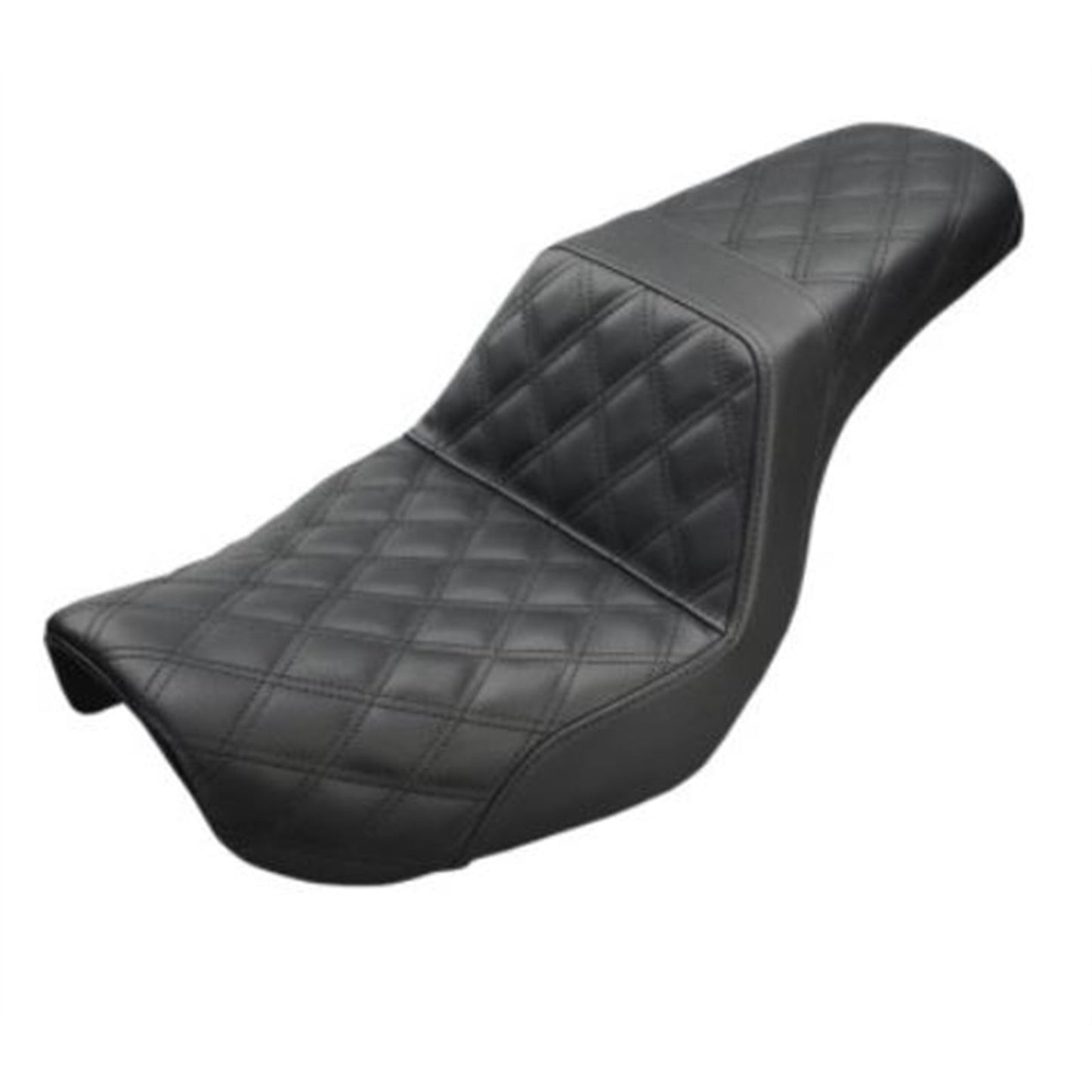 Saddlemen Step Up Seat - Lattice Stitched - Black - Dyna 804-04-175_639895