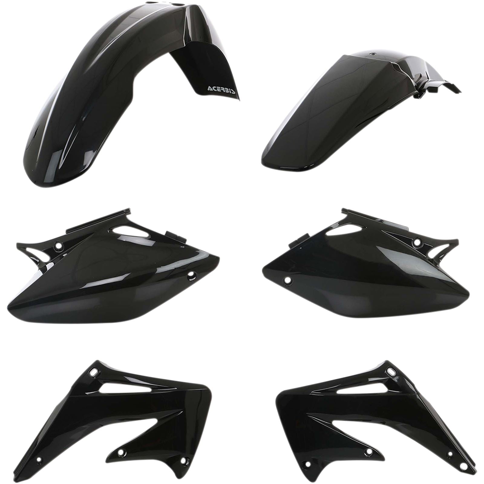 Acerbis Plastic Kit Black 2040980001_321475