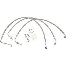 LA Choppers Stainless Steel Brake Lines - Touring [MPN: LA-8005B16]_416567