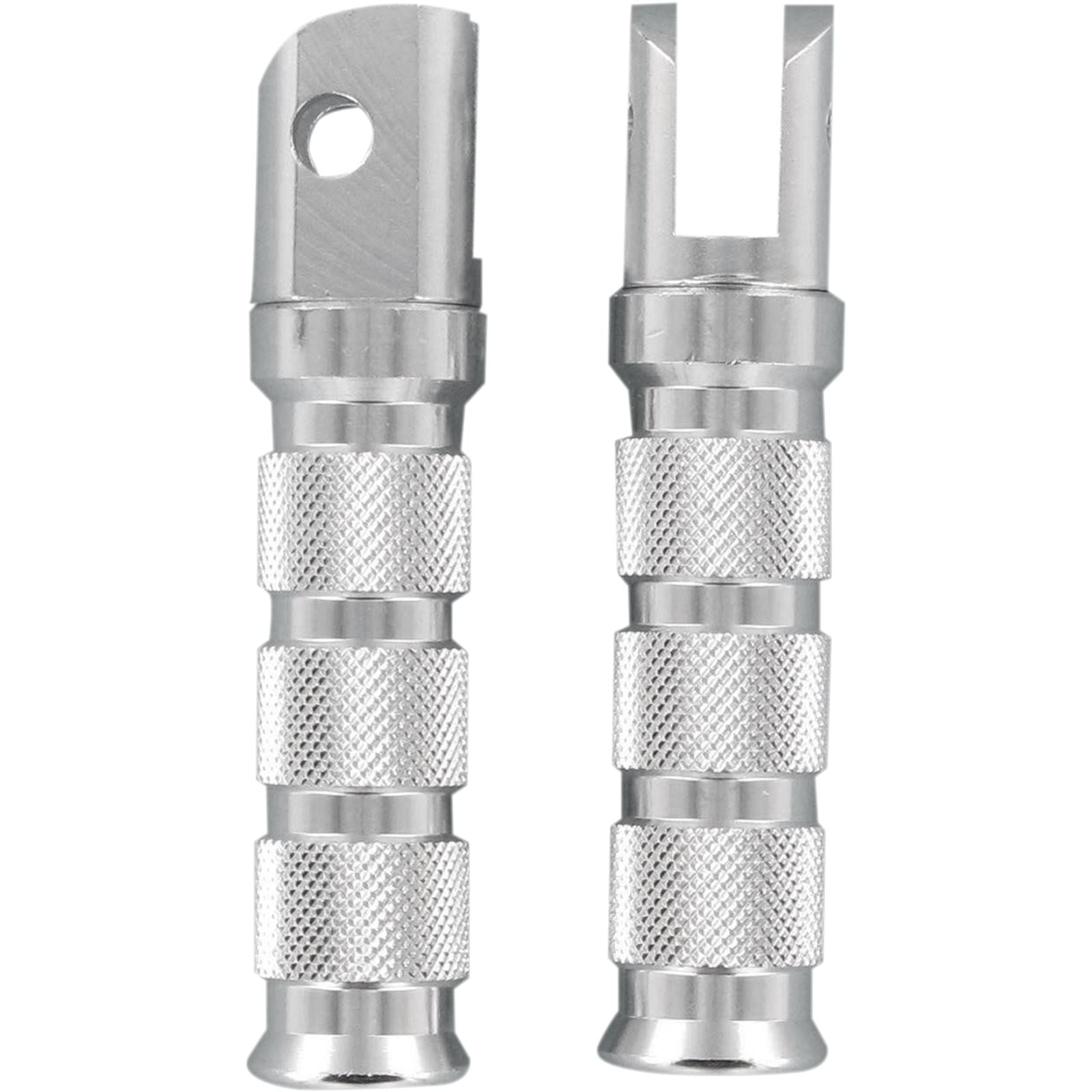 Emgo Front Footpegs - Silver - for Yamaha [MPN: 50-11241]_382096