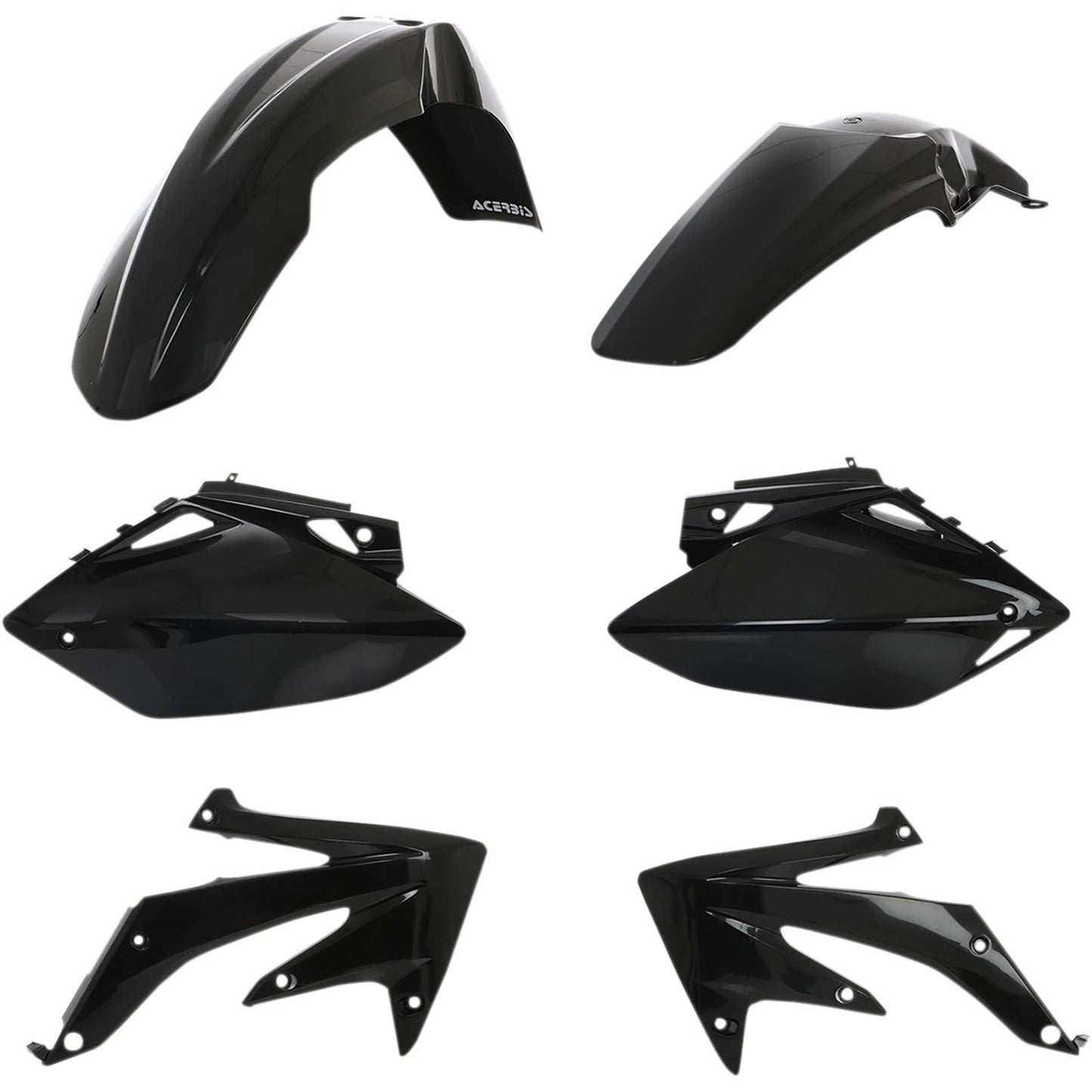 Acerbis Plastic Kit Black 2071100001_321477