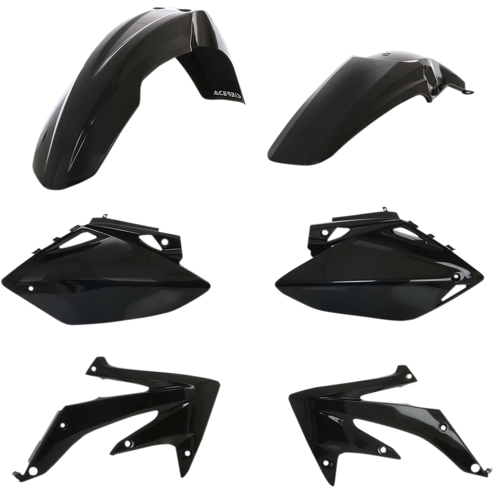 Acerbis Plastic Kit Black 2071100001_321477