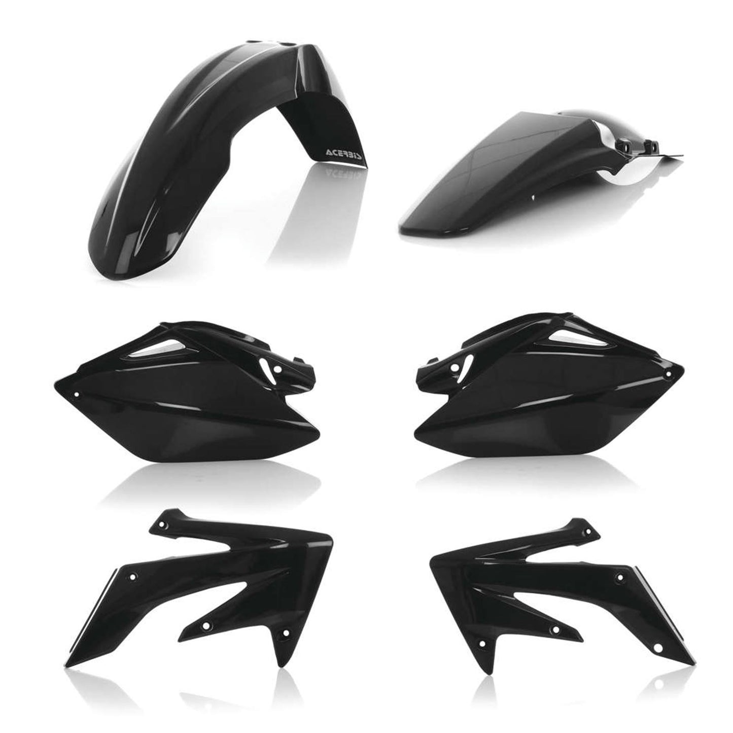 Acerbis Plastic Kit - Black 2041040001_279802