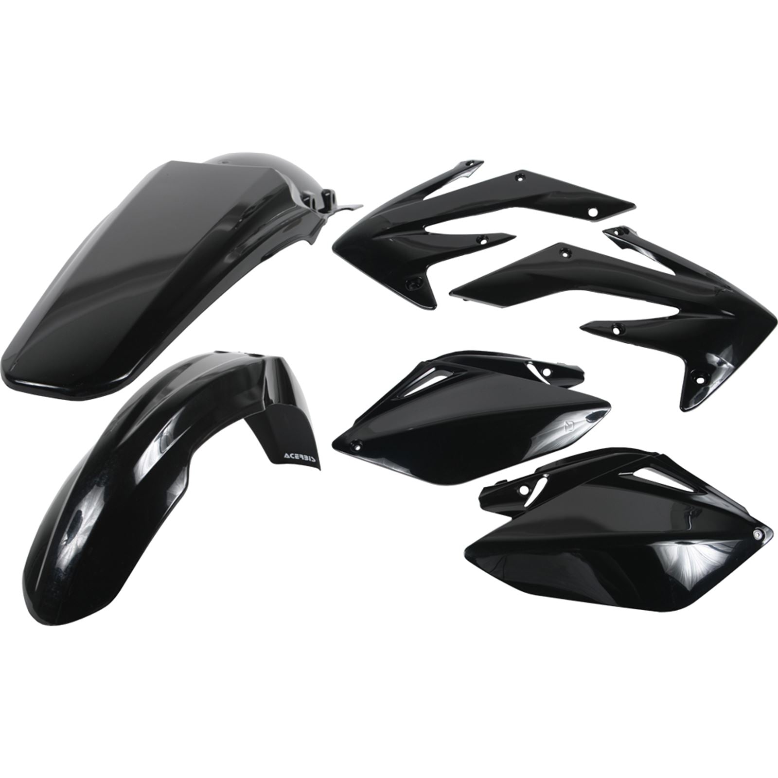 Acerbis Plastic Kit - Black 2041040001_279803
