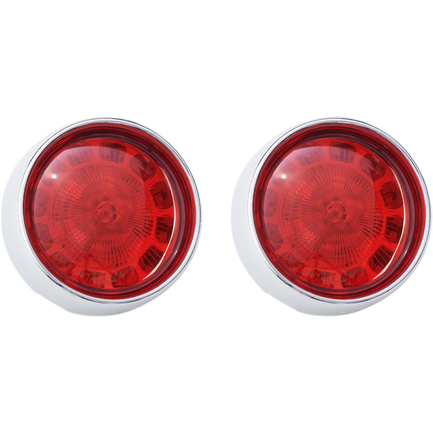 Custom Dynamics Bullet Turn Signal - 1156 - Chrome - Red Lens PB-BB-R-1156CR_367514