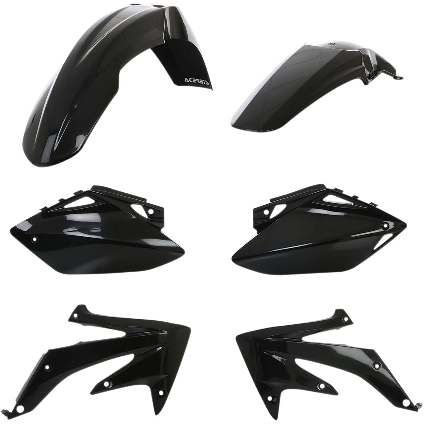 Acerbis Plastic Kit Black 2082050001_320924