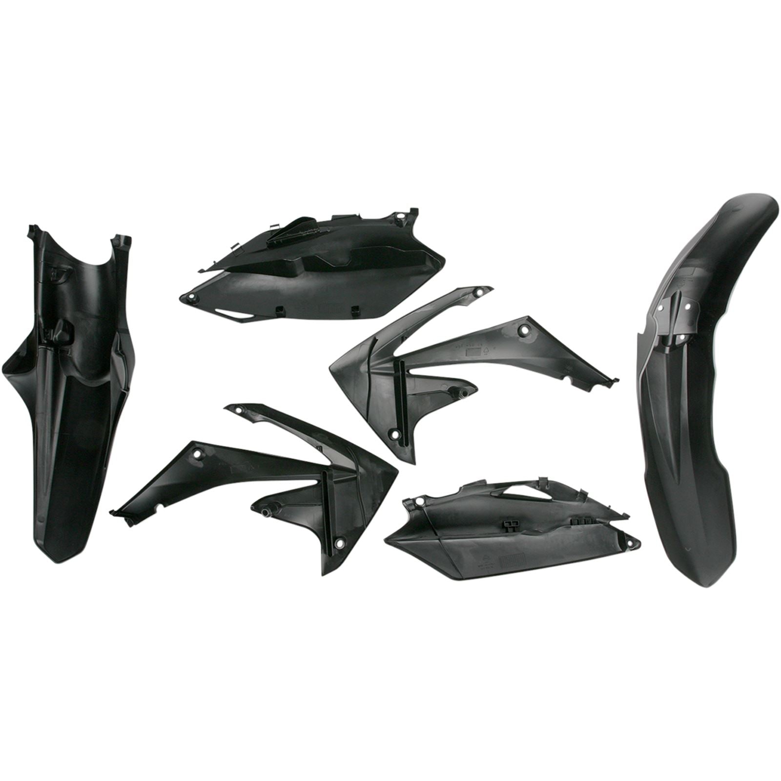 Acerbis Plastic Kit Black for Honda OPEN BOX [MPN: 2141860001]_1954120