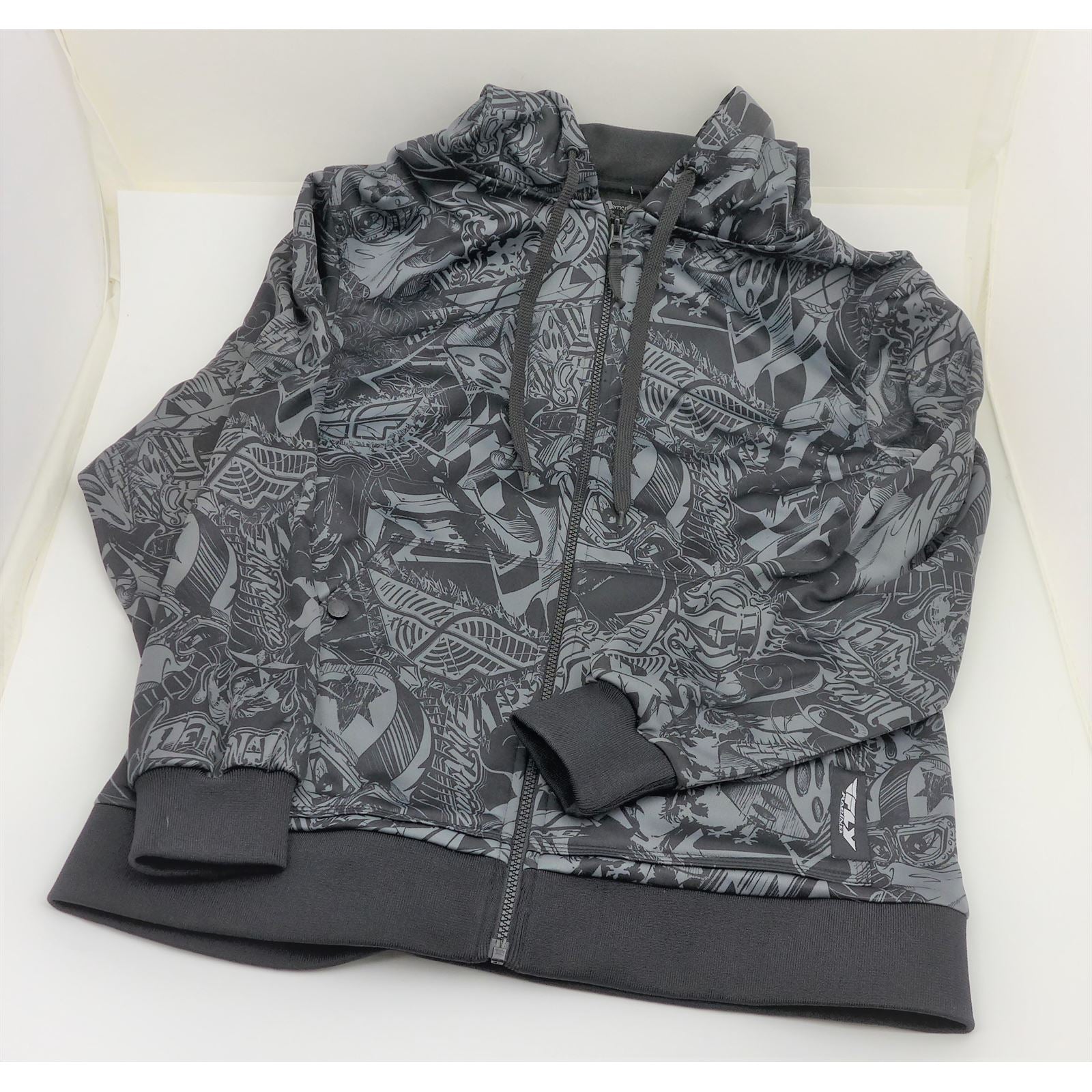 Fly Racing Winners Circle Hoody BLACK / GREY MEDIUM 360-9351M_951882