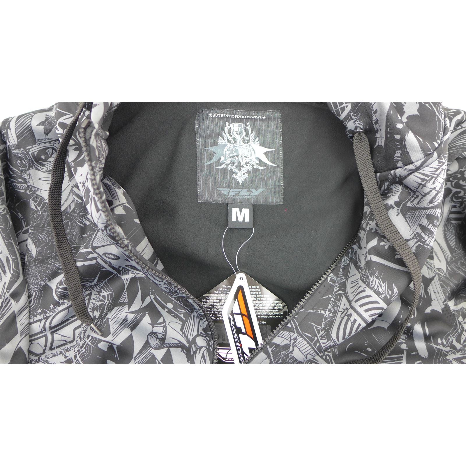 Fly Racing Winners Circle Hoody BLACK / GREY MEDIUM 360-9351M_951883