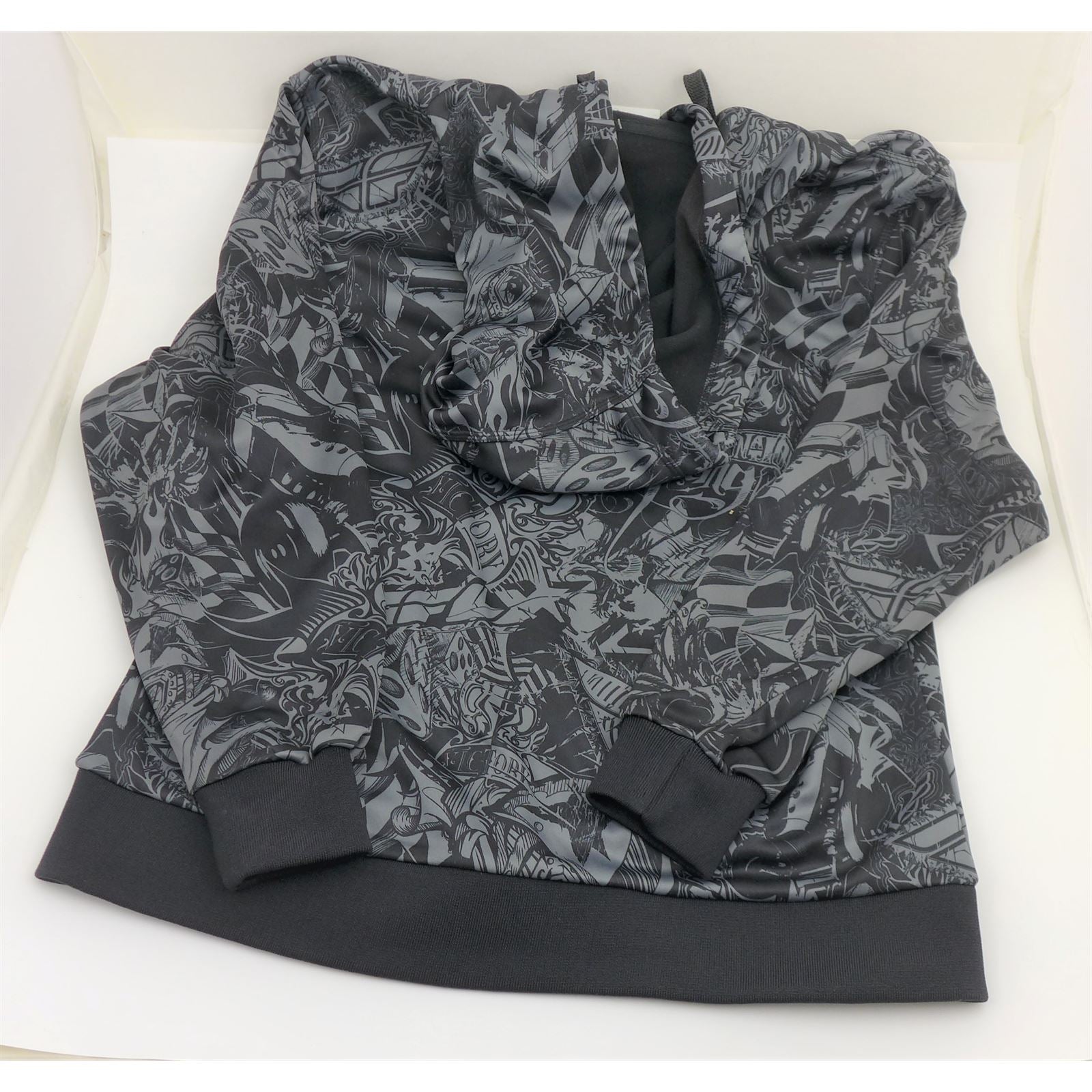 Fly Racing Winners Circle Hoody BLACK / GREY MEDIUM 360-9351M_951884