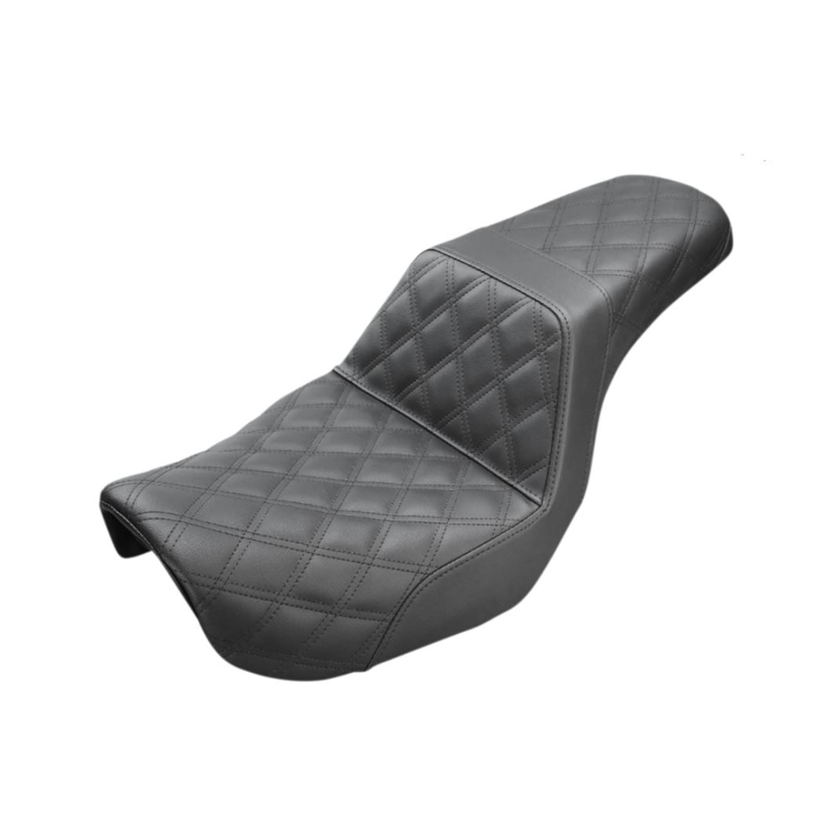 Saddlemen Step Up Seat - Lattice Stitched - Black - Dyna 806-04-175_639581