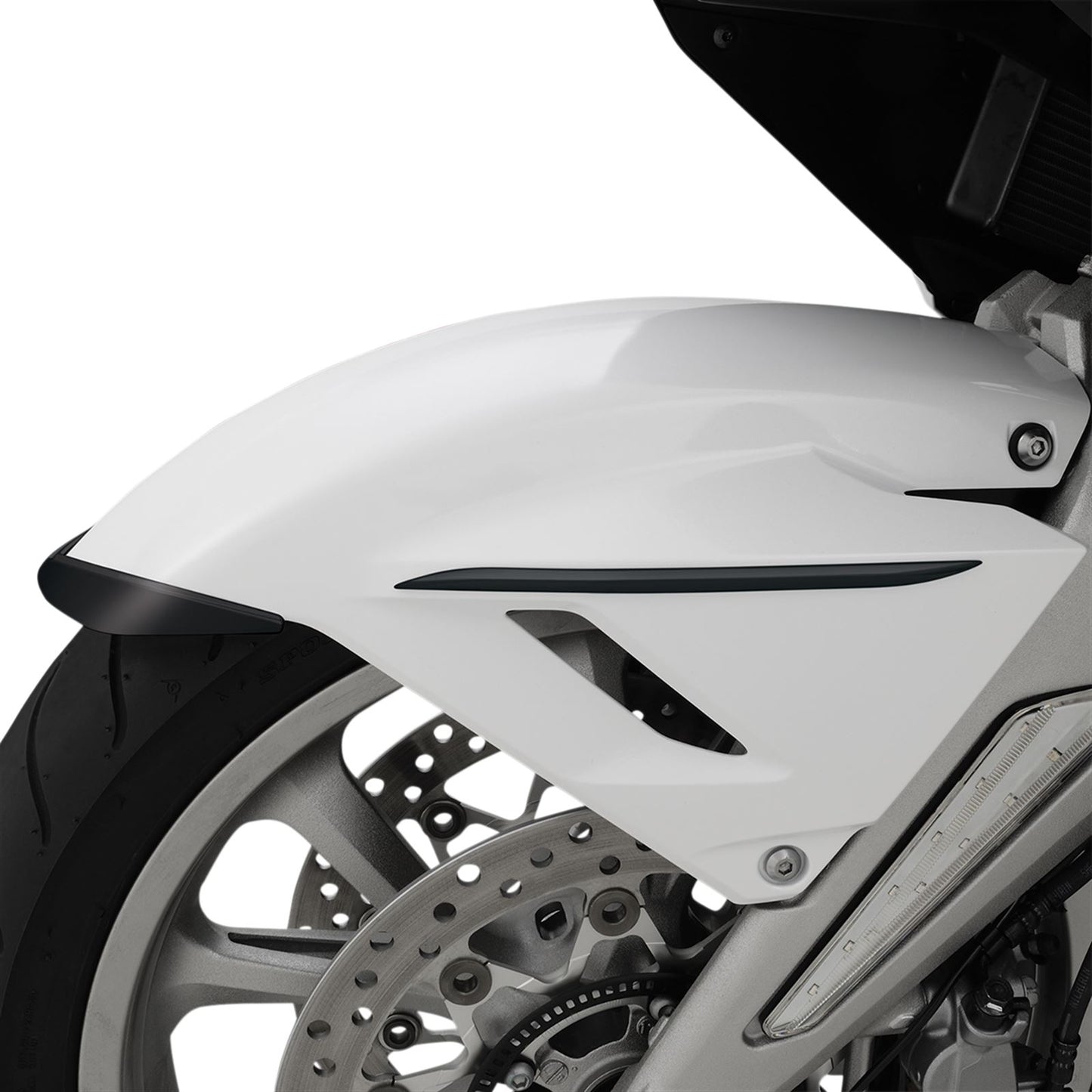 Show Chrome Front Fender Side Accent - Black 52-941BK_473822