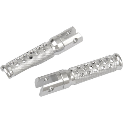 Emgo Footpegs - Slash-Cut - Silver 50-11211A_381702