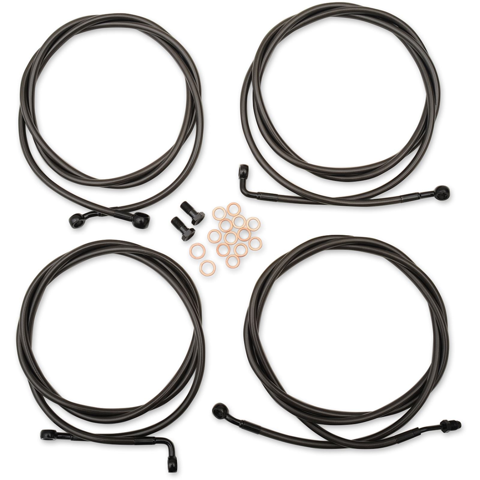 LA Choppers Midnight 12" - 14" Cable Kit for '17 - '19 FL [MPN: LA-8054KT-13M]_415772