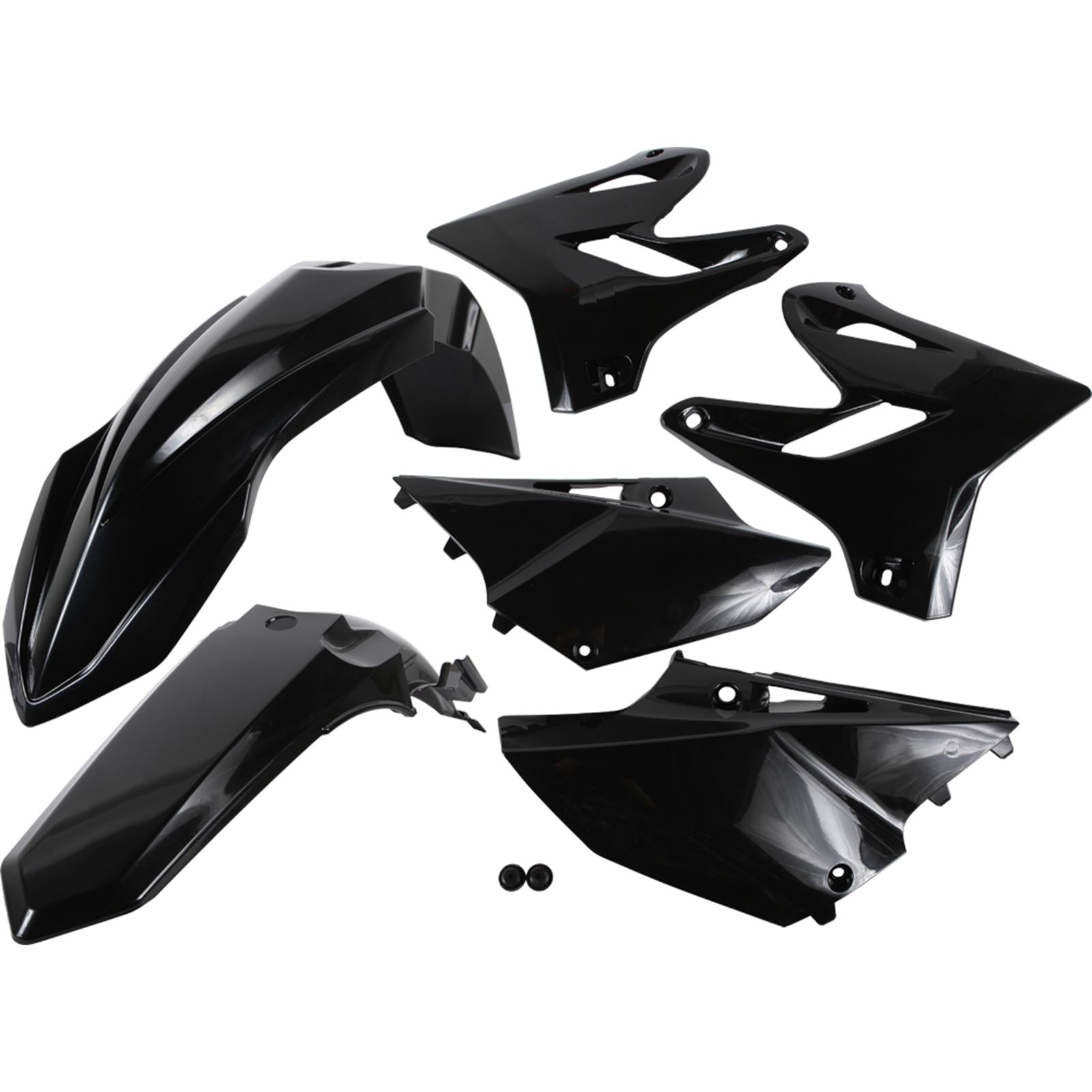 Acerbis Plastic Kit Black for Yamaha YZ125/250 2402970001_280004
