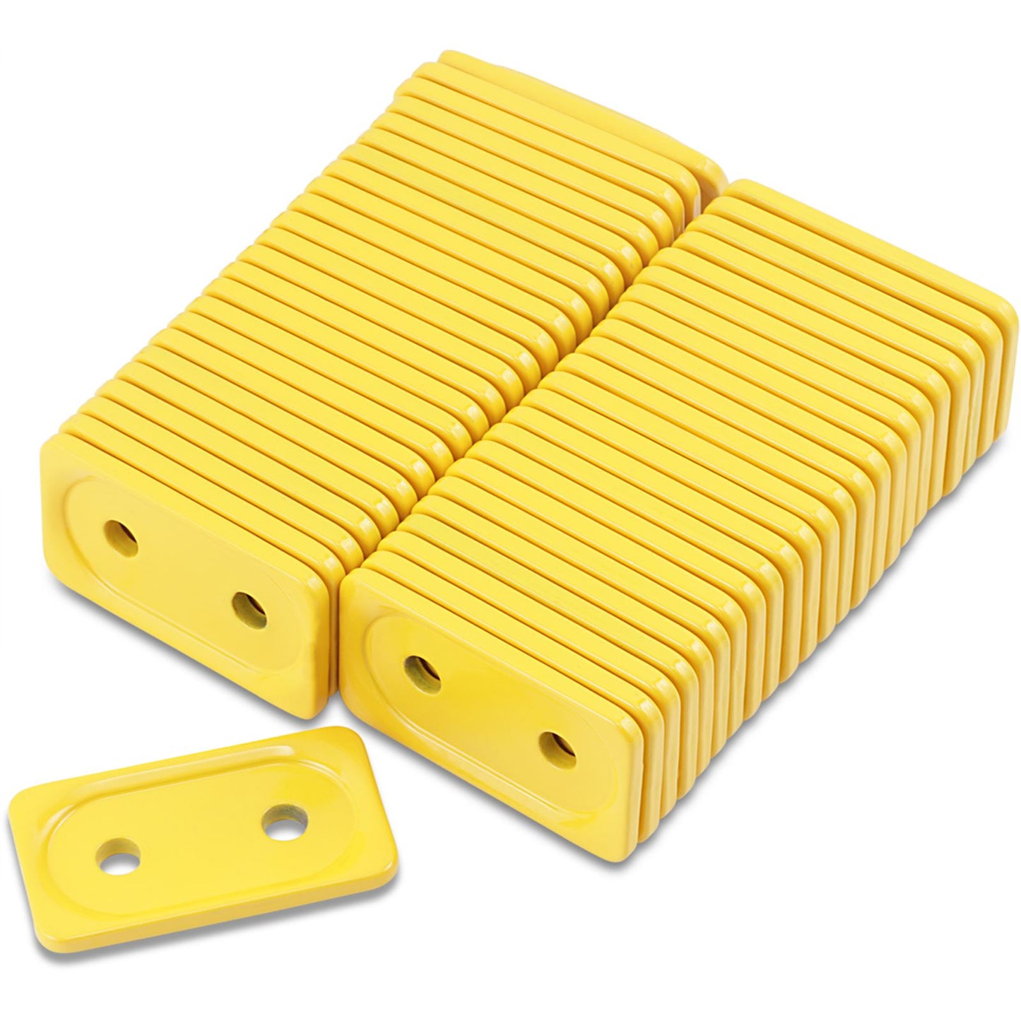 Woodys Support Plates - Yellow - Double - 48/Pack ADG-3800-48_497379