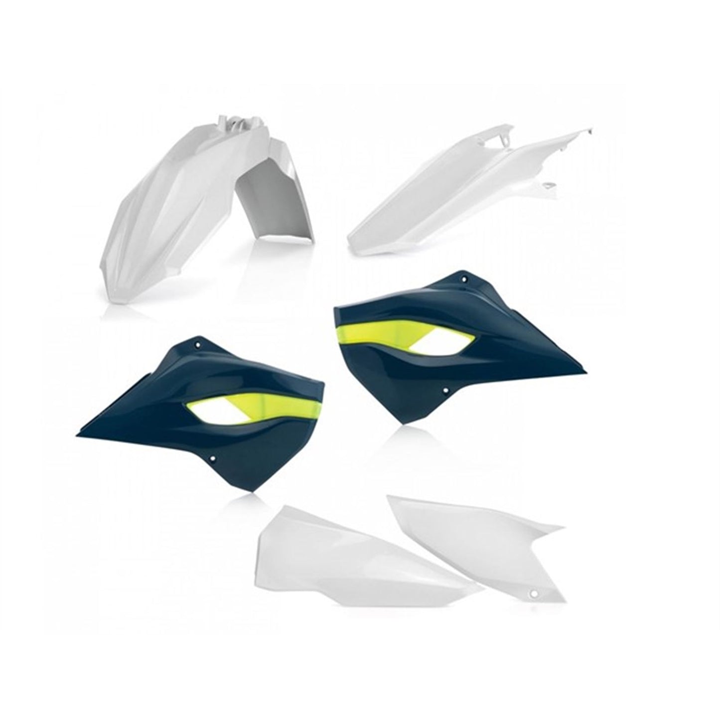 Acerbis Plastic Kit Original - White/Blue/Yellow 2403075135_904243