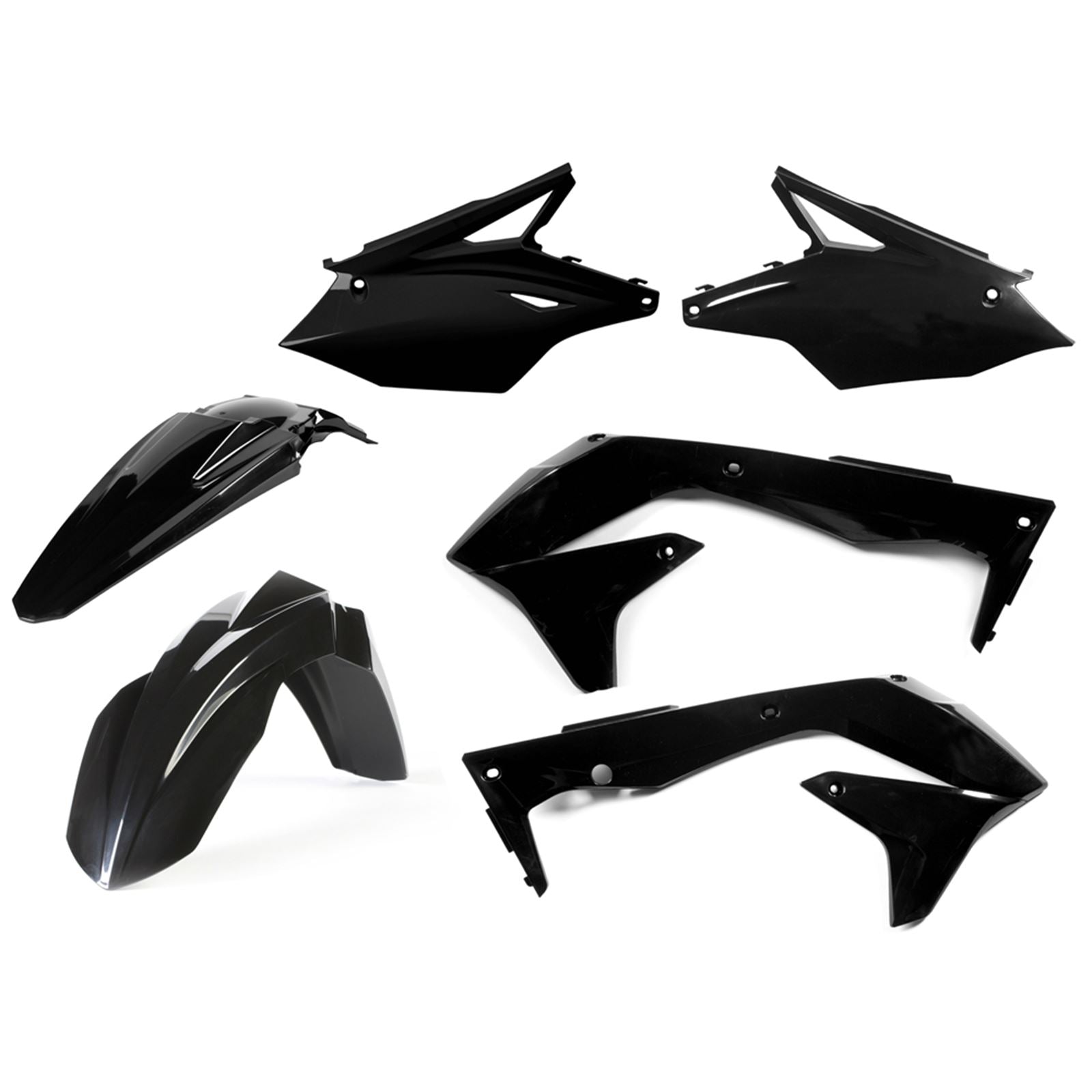 Acerbis Plastic Kit Black [MPN: 2449610001]_280023