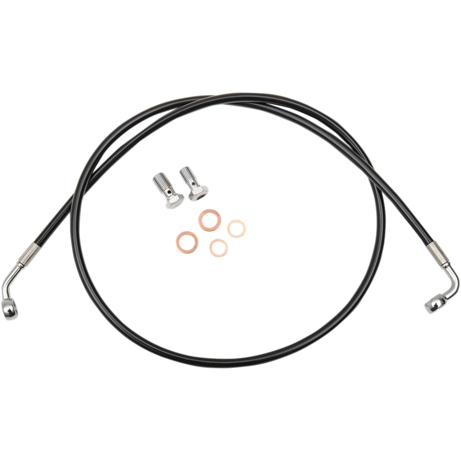 LA Choppers Brake Line - Black - 12-14 06-17 [MPN: LA-8210B13B]_416590