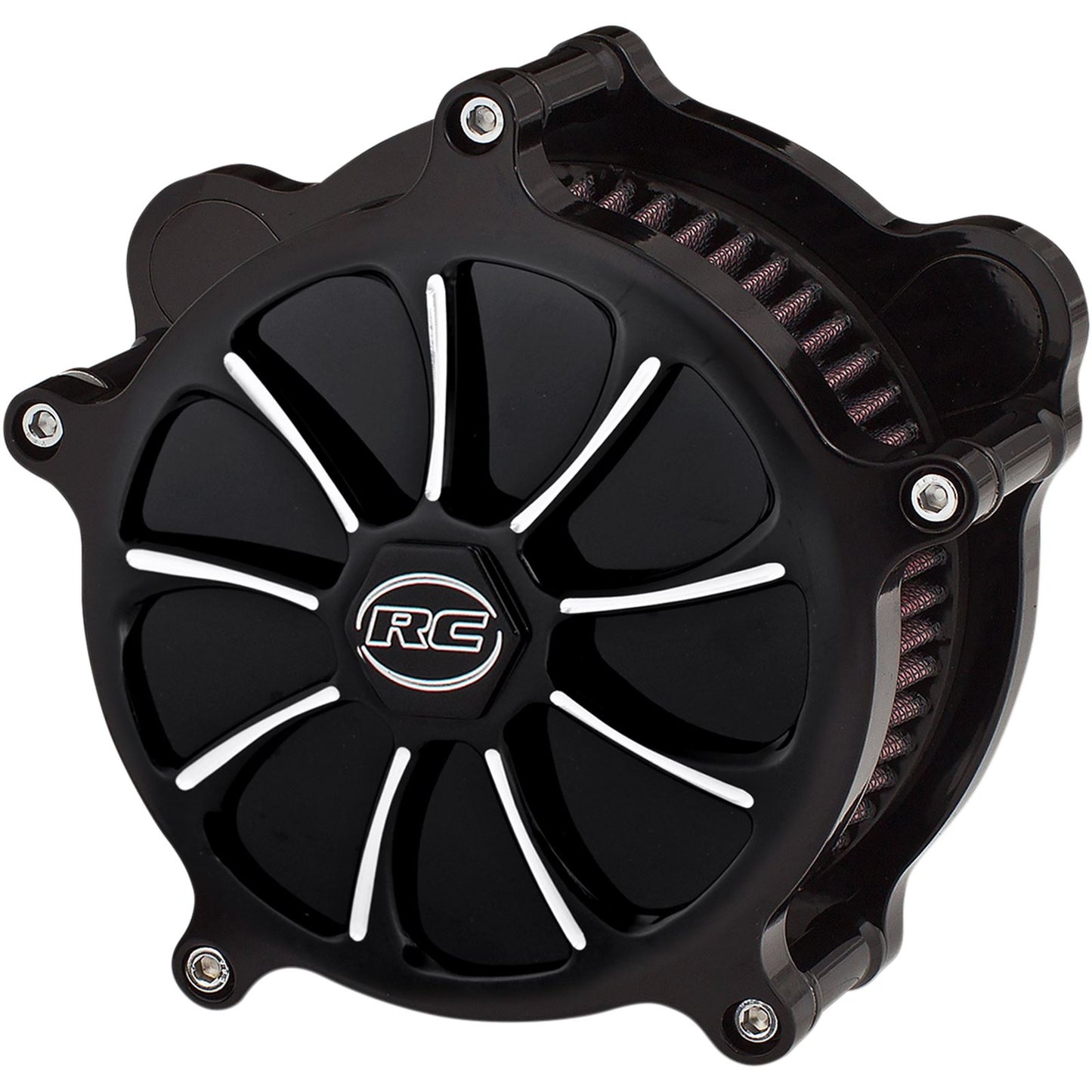RC Components Air Cleaner Revolt Black [MPN: AB-09B-124E]_462921