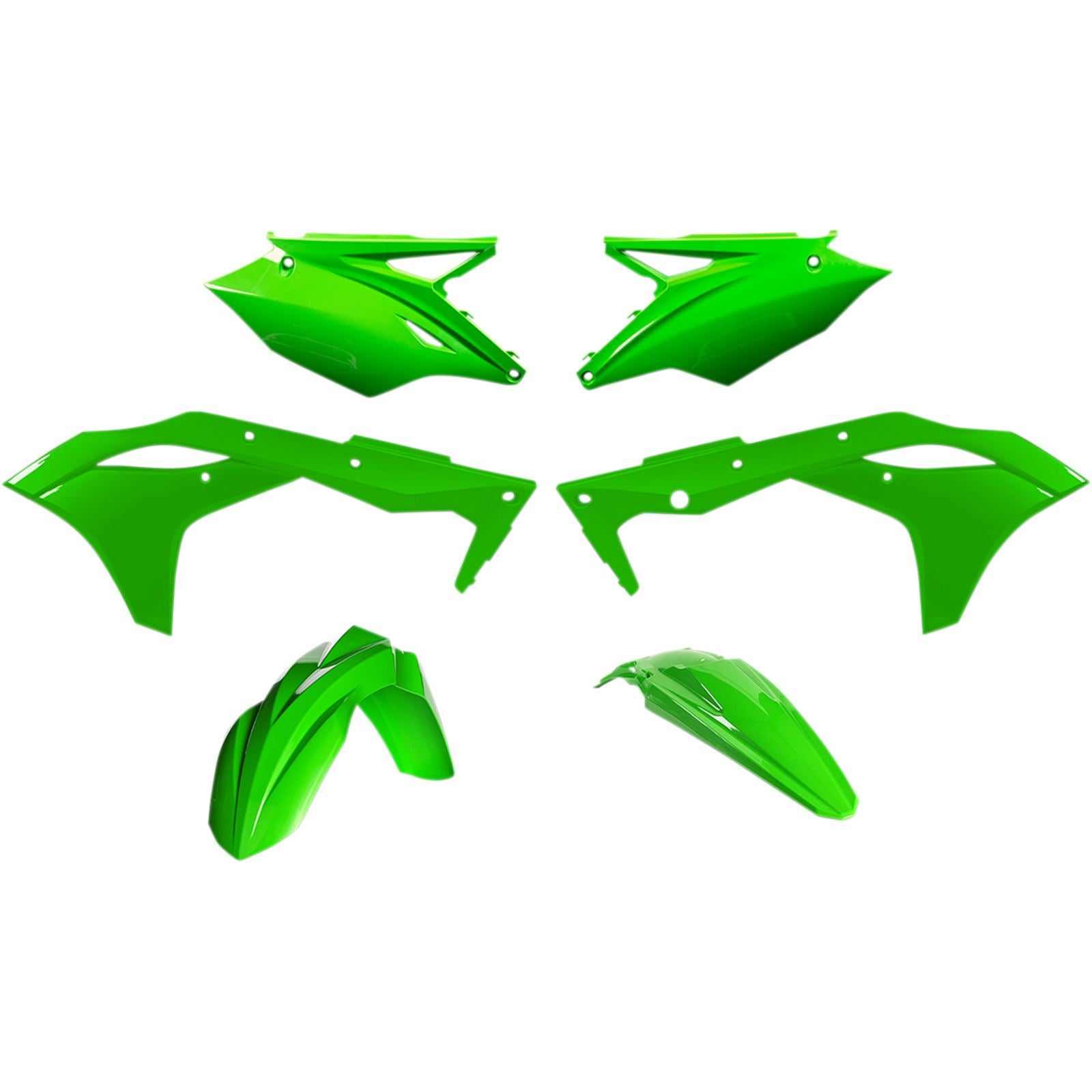 Acerbis Plastic Kit Fluorescent Green 2630620235_321625
