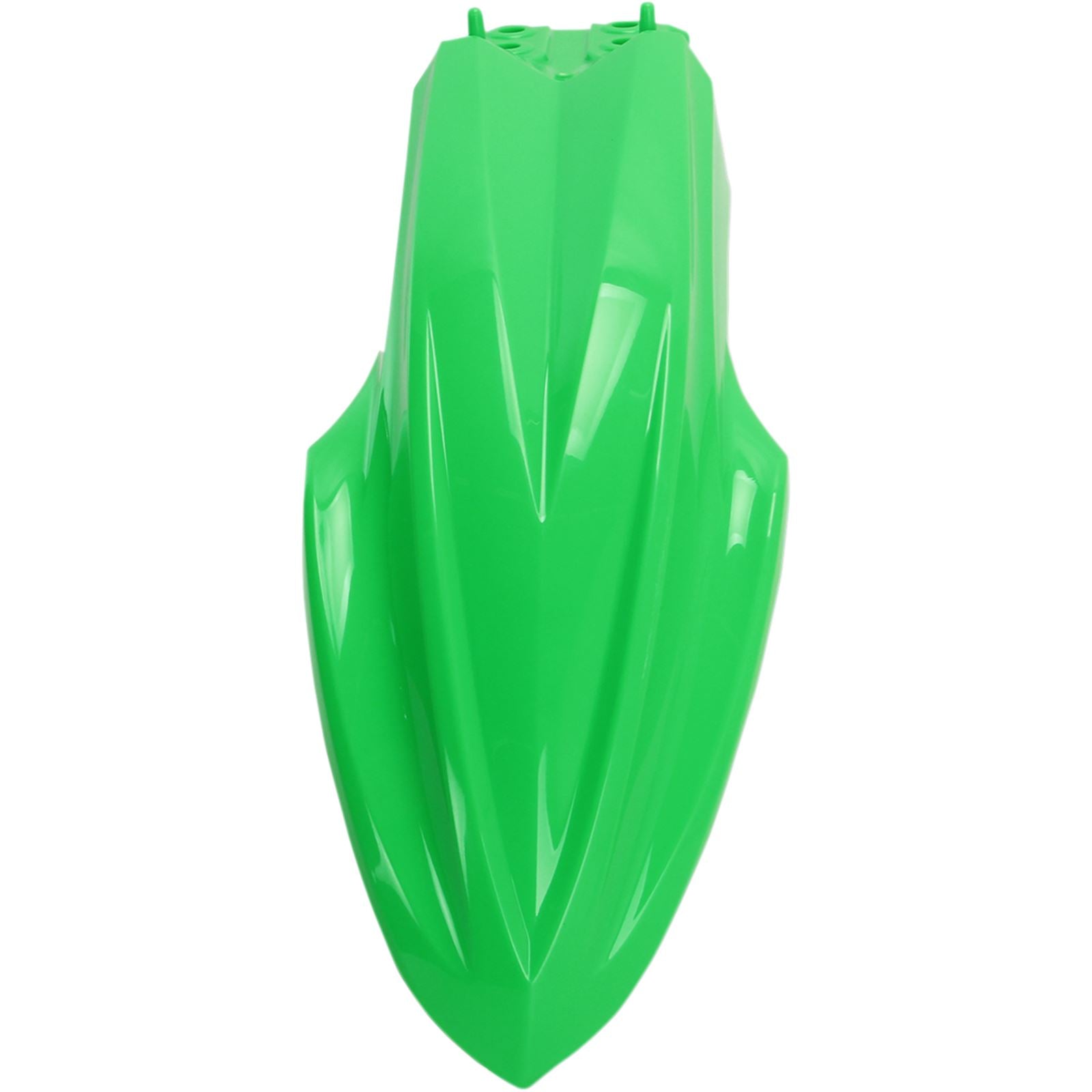 UFO Plastics Front Fender - Green - KX85 - '14-'17 [MPN: KA04726-AFLU]_487995