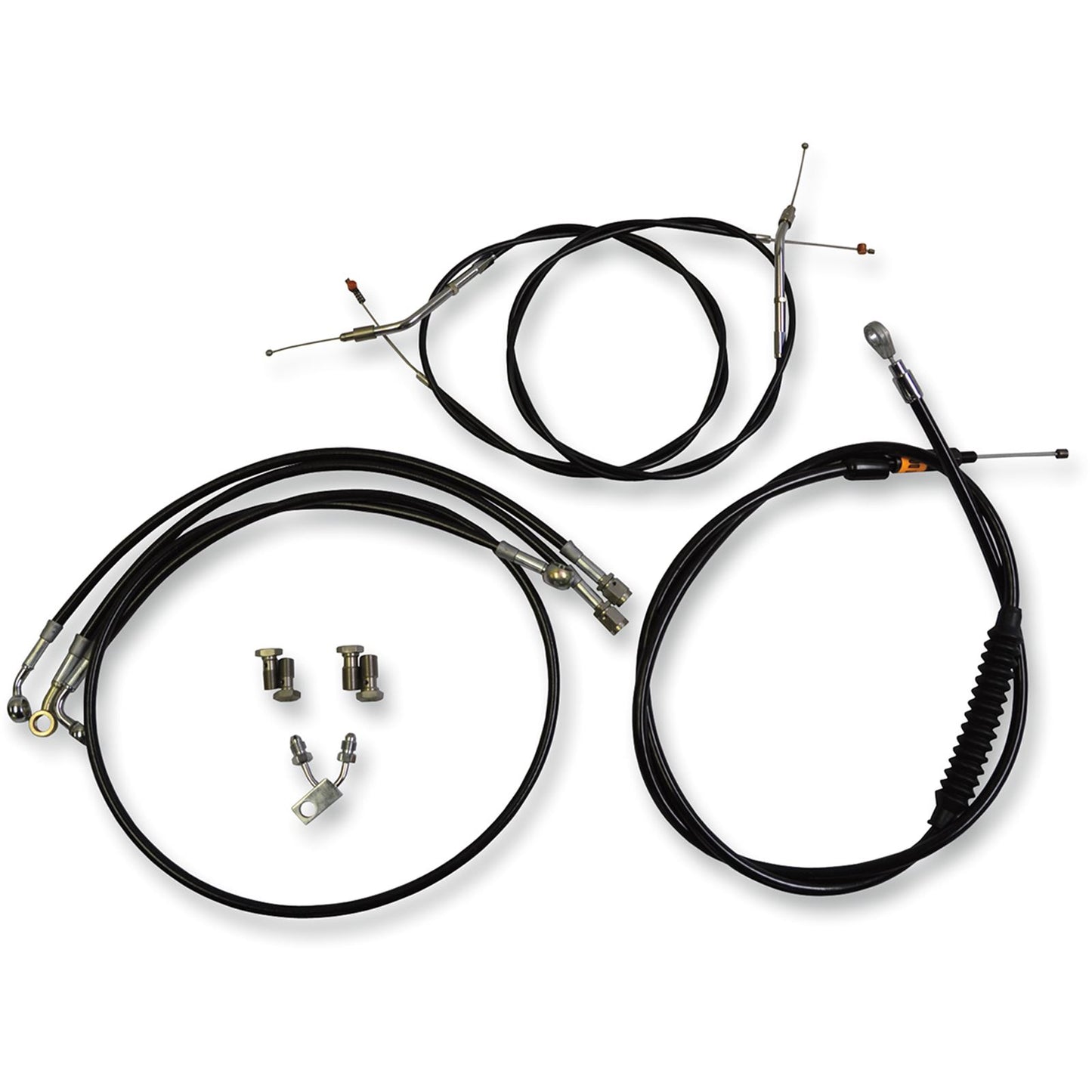 LA Choppers Black 15" - 17" Cable Kit for '15 FXSB [MPN: LA-8122KT-16B]_416144