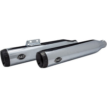S&S Cycle Grand National Race Mufflers - Chrome - Softail Classic/Deluxe '18-'19 550-0740_470089