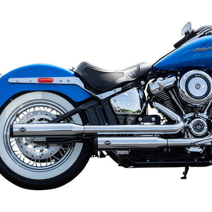 S&S Cycle Grand National Race Mufflers - Chrome - Softail Classic/Deluxe '18-'19 550-0740_470091