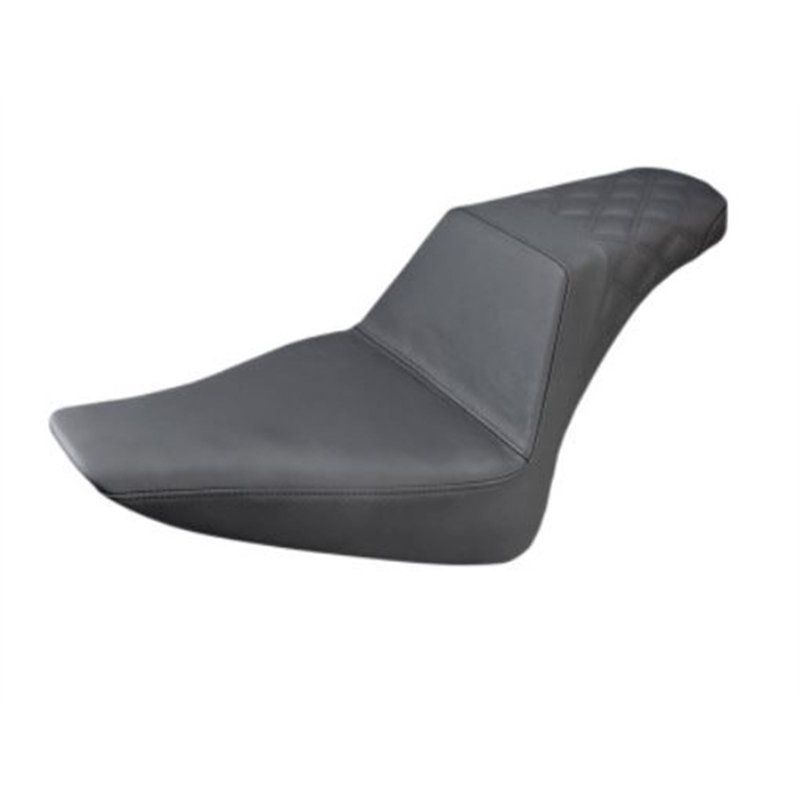 Saddlemen Step Up Seat - Lattice Stitched - Black - FLS 812-26-173_639664