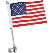 Show Chrome 12" Flag Pole with Flag - Tubular Mount 4-248A_473651
