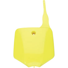 UFO Plastics Front Number Plate for Suzuki - Yellow [MPN: SU03926-102]_487338
