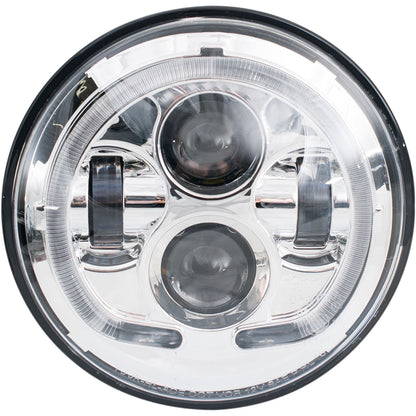 Rivco Products 7" LED Headlight - Chrome [MPN: LED-130C]_466674