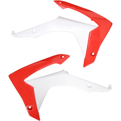 Acerbis Radiator Shrouds Red/White 2314371030_319818