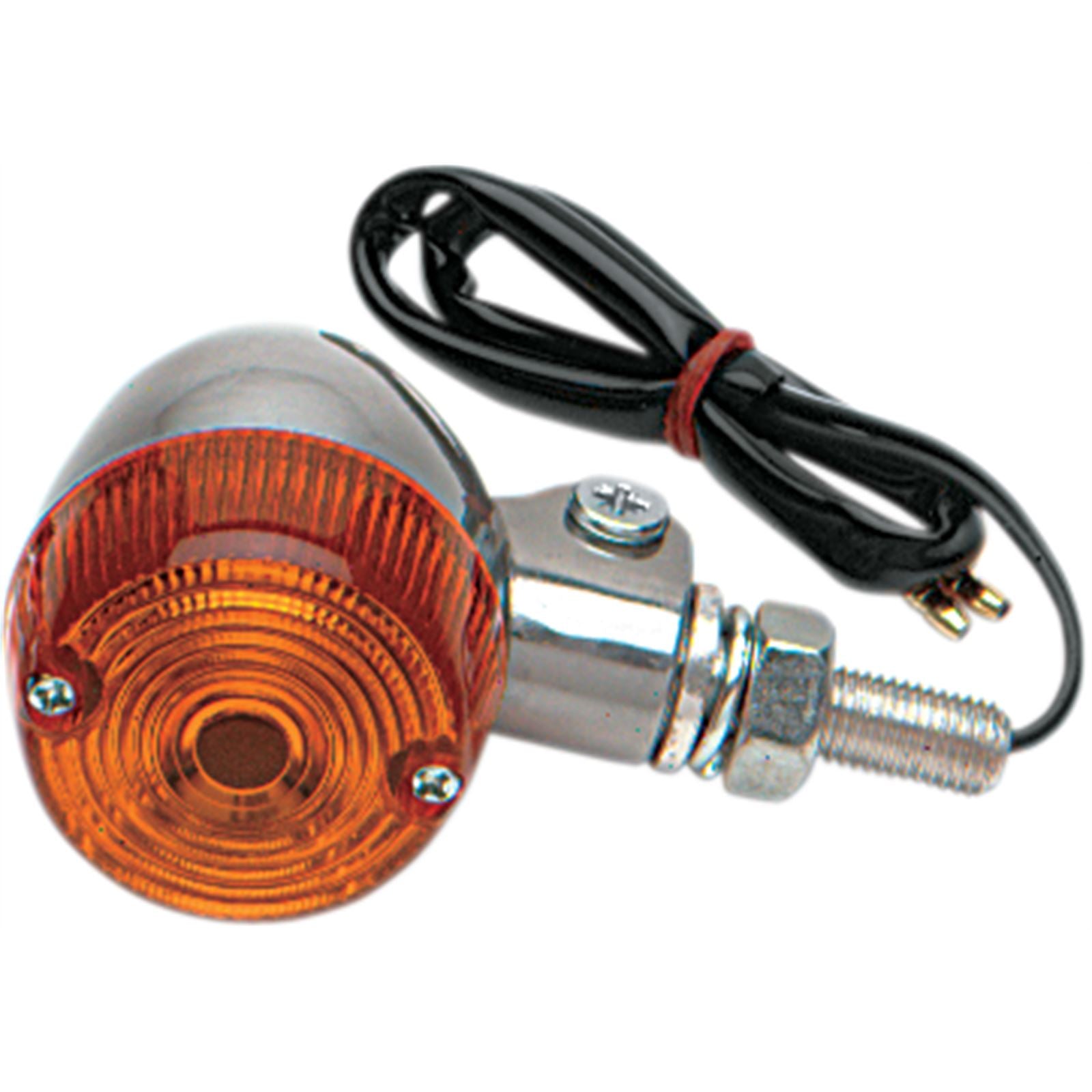 K&S Marker Light - Single Filament - Aluminum/Amber - Style 1 [MPN: 25-8320]_405055