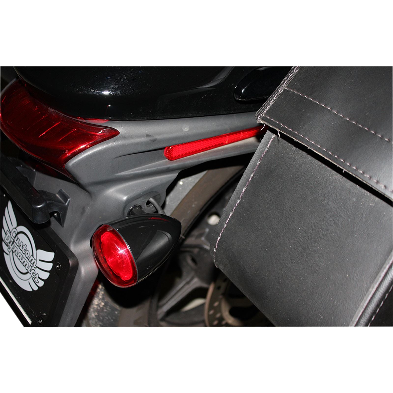 Custom Dynamics ProBEAM® Universal Turn Signals - Gloss Black/Red PB-UNV-RTS-R-B_367534