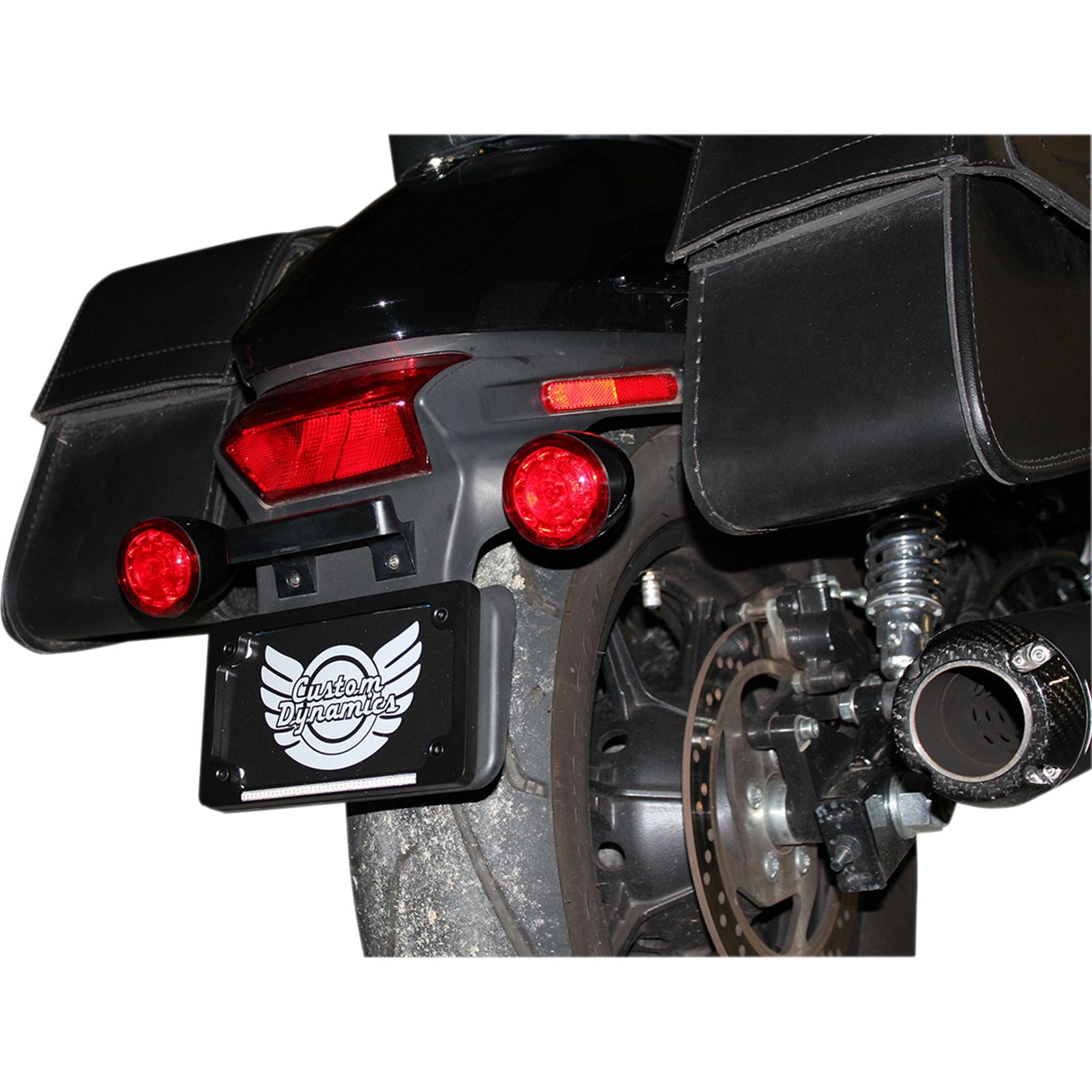 Custom Dynamics ProBEAM® Universal Turn Signals - Gloss Black/Red PB-UNV-RTS-R-B_367535