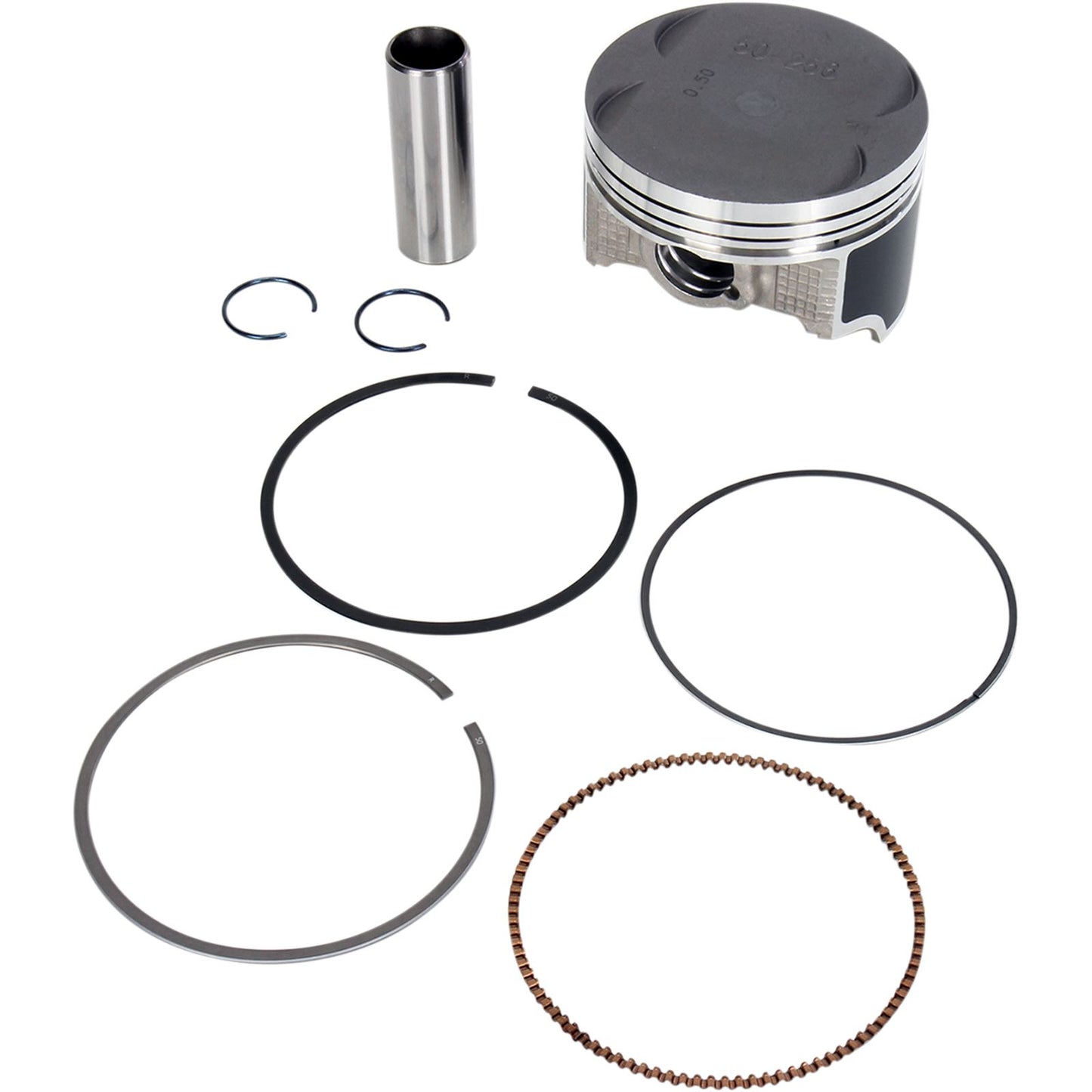 WSM Piston Kit for Kawasaki 650 - .50mm 50-256-05K_499455