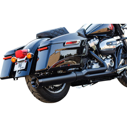 S&S Cycle 2-into-1 Sidewinder Exhaust System - 50-State - Black for M8 Touring 550-0759_1546714