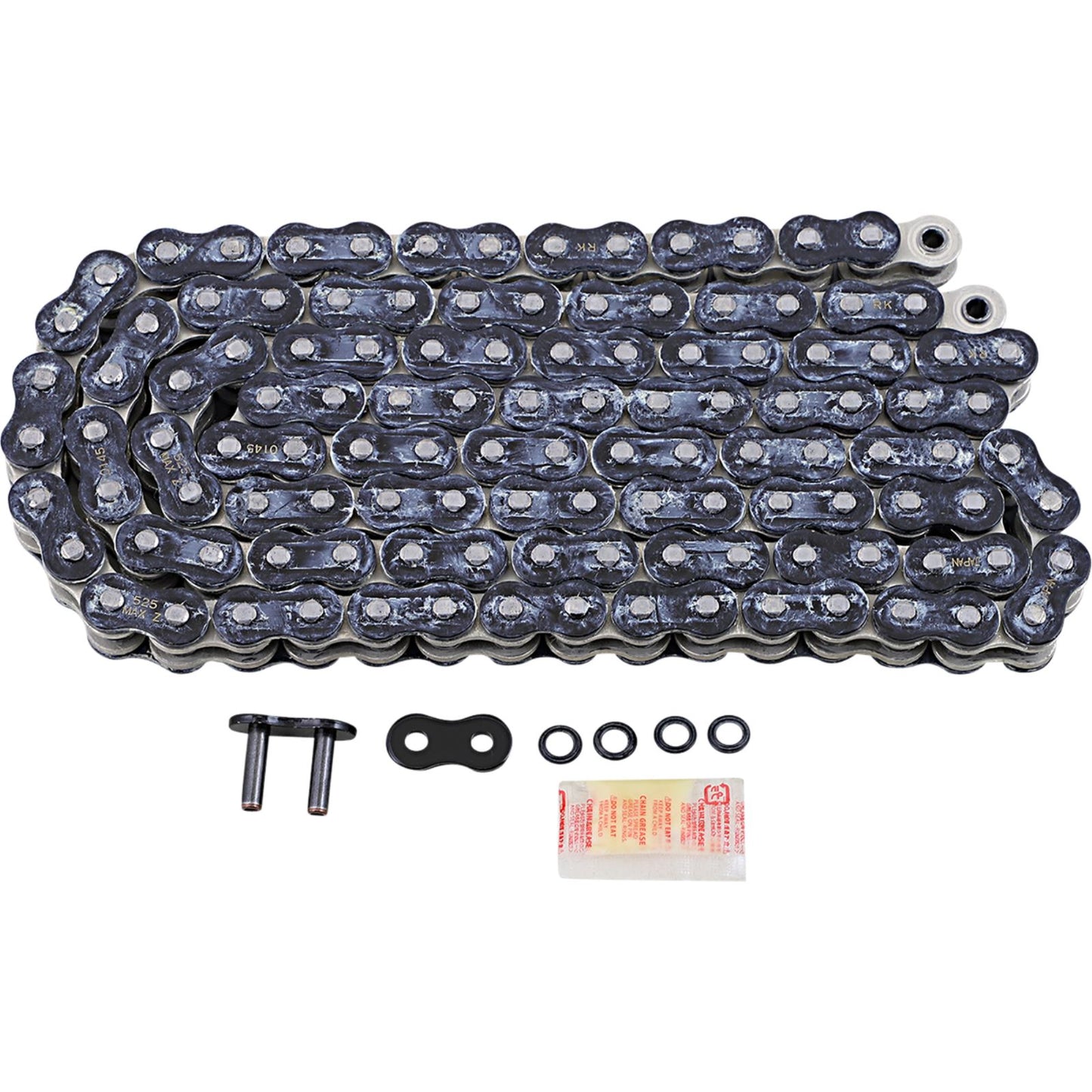 RK Chain 525 Max Z - Chain - 130 Links - Black/Chrome [MPN: 525MAXZ-130-BC]_1536523