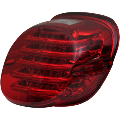 Custom Dynamics Taillight - with License Plate Illumination Window - Red PB-TL-LPW-R_367347