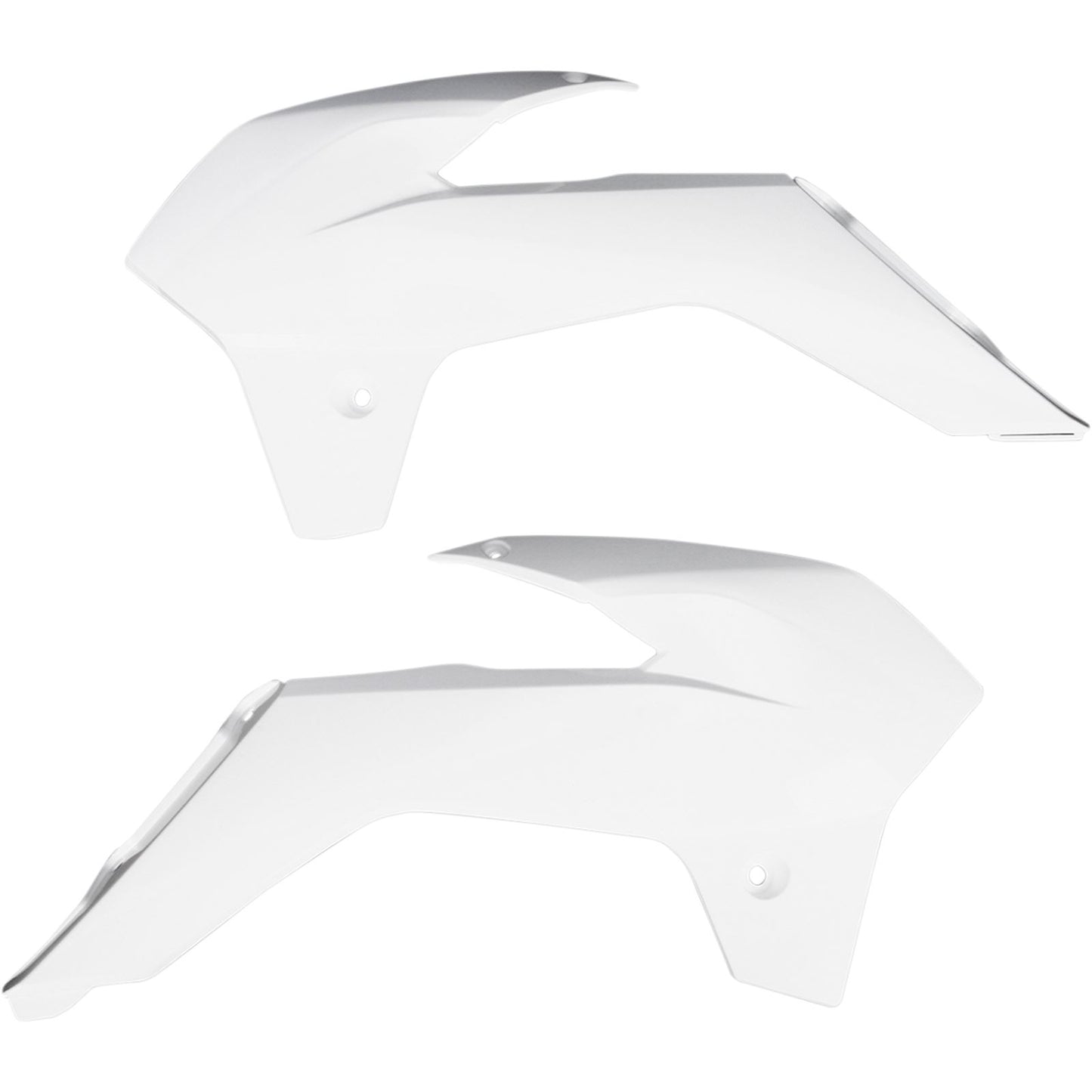 UFO Plastics Radiator Shrouds - 85/105 SX - White [MPN: KT04042-041]_486573