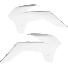 UFO Plastics Radiator Shrouds - 85/105 SX - White [MPN: KT04042-041]_486573